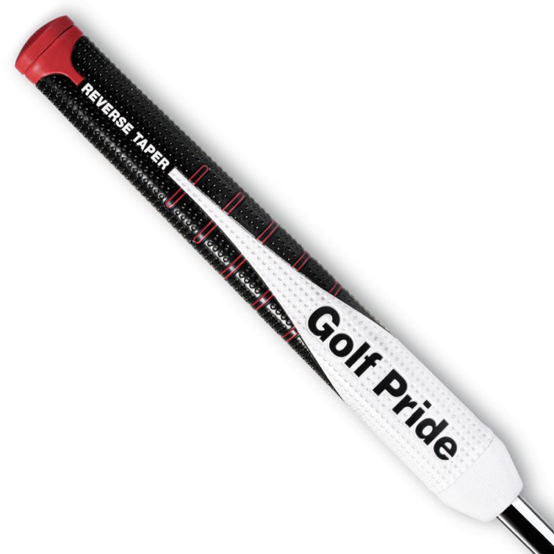 Golf Pride Reverse Taper Round Red Putter Grip