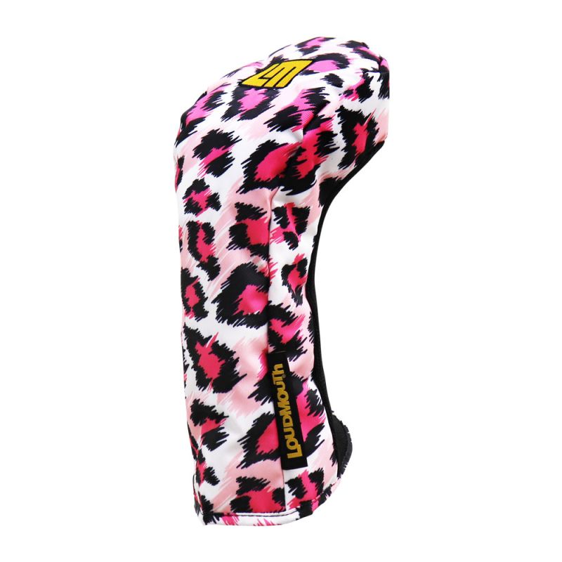 Loudmouth Headcover Driver Pink Leopard (PE)