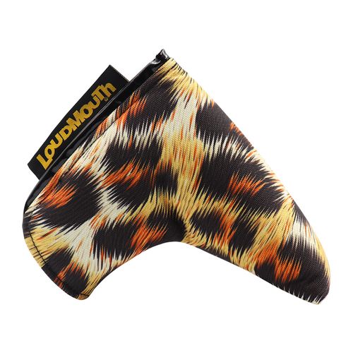 Loudmouth Blade Putter Cover 2023 Fuzzy Leopard