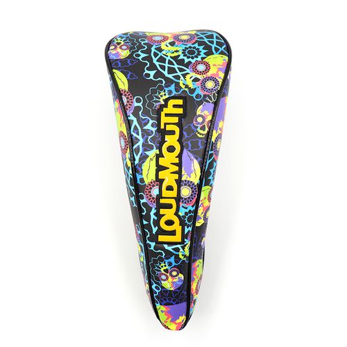Loudmouth Headcover Driver 2024 Geometry Skull (PUR)
