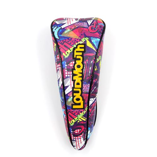Loudmouth Headcover Driver 2024 Crazy Graff (PUR)