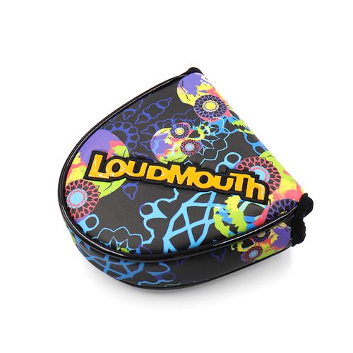Loudmouth Mallet Putter Cover 2024 Geometry Skull (PUR)