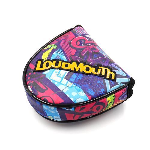 Loudmouth Mallet Putter Cover 2024 Crazy Graff (PUR)