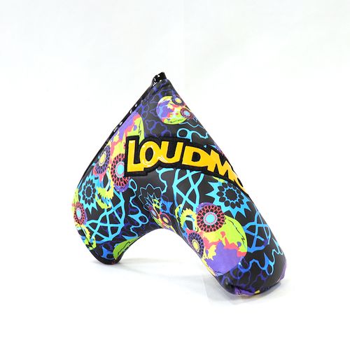 Loudmouth Blade Putter Cover 2024 Geometry Skull (PUR)
