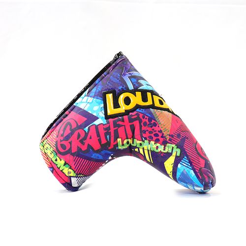 Loudmouth Blade Putter Cover 2024 Crazy Graff (PUR)