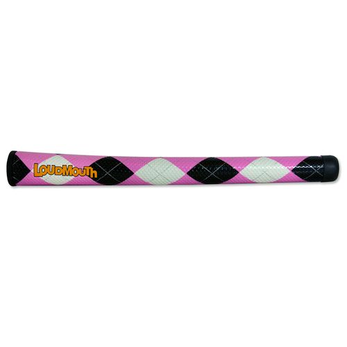 Loudmouth Swing Grip Pink & Black Argyle