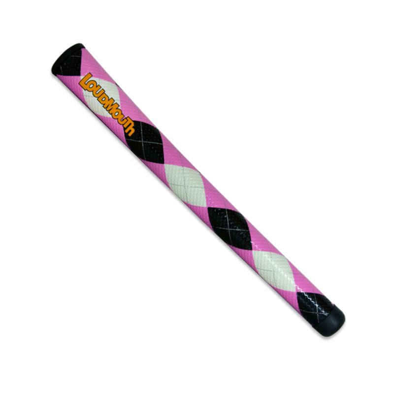 Loudmouth Swing Grip Pink & Black Argyle